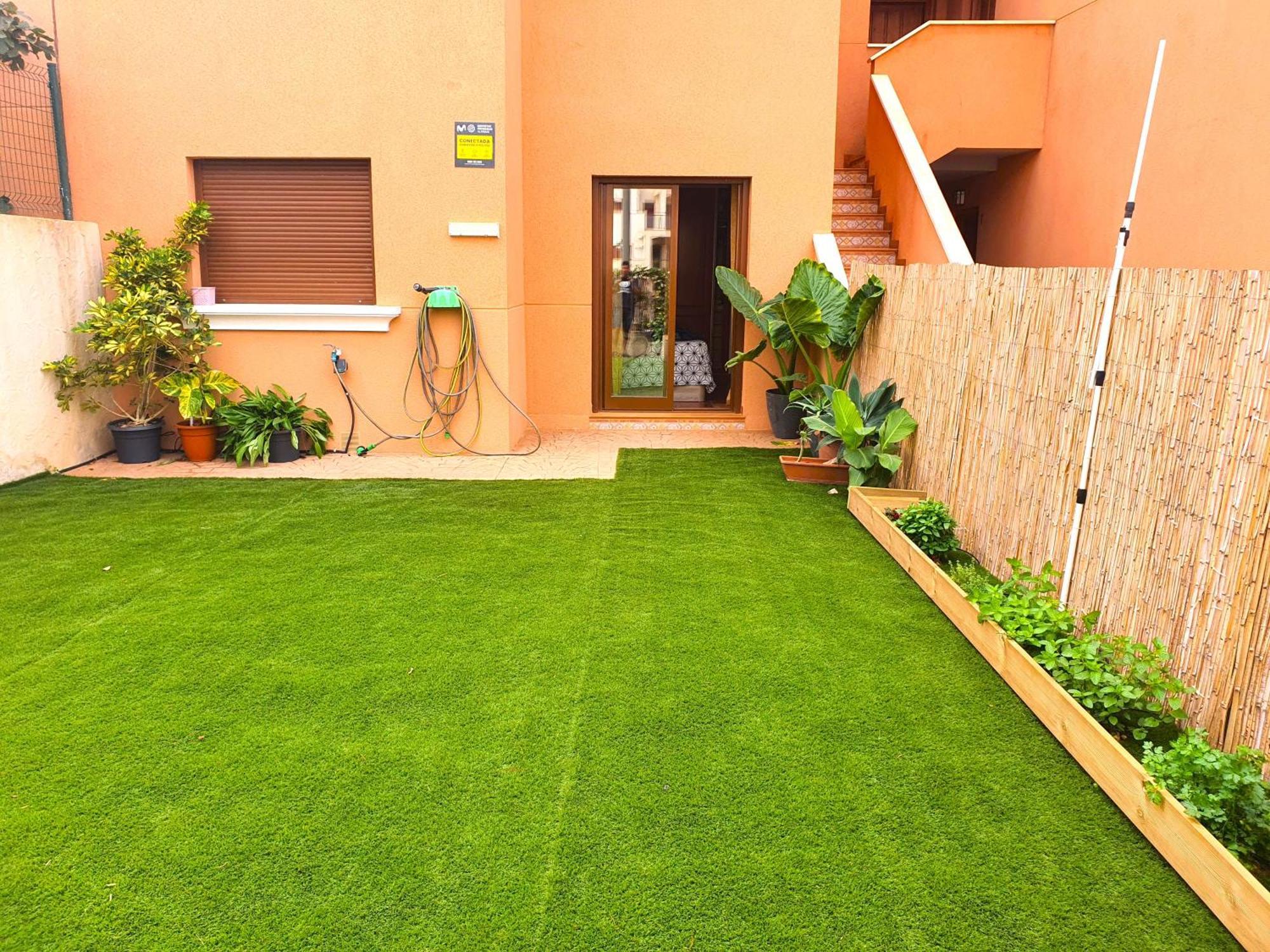 Espacioso Apartamento Con Preciosos Jardines Y Bbq 伊斯拉普拉纳 外观 照片